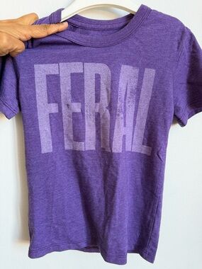 RADIOHEAD kids super soft purple “FERAL” concert tee